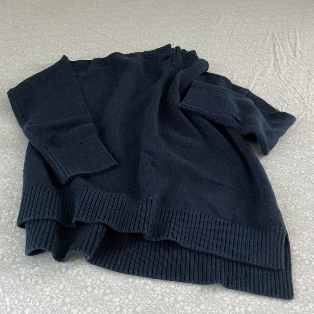 Everlane Midnight Blue Turtleneck Sweater